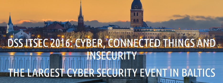 WISER at DSS ITSEC 2016: the Baltic's largest annual security conference & exhibition 